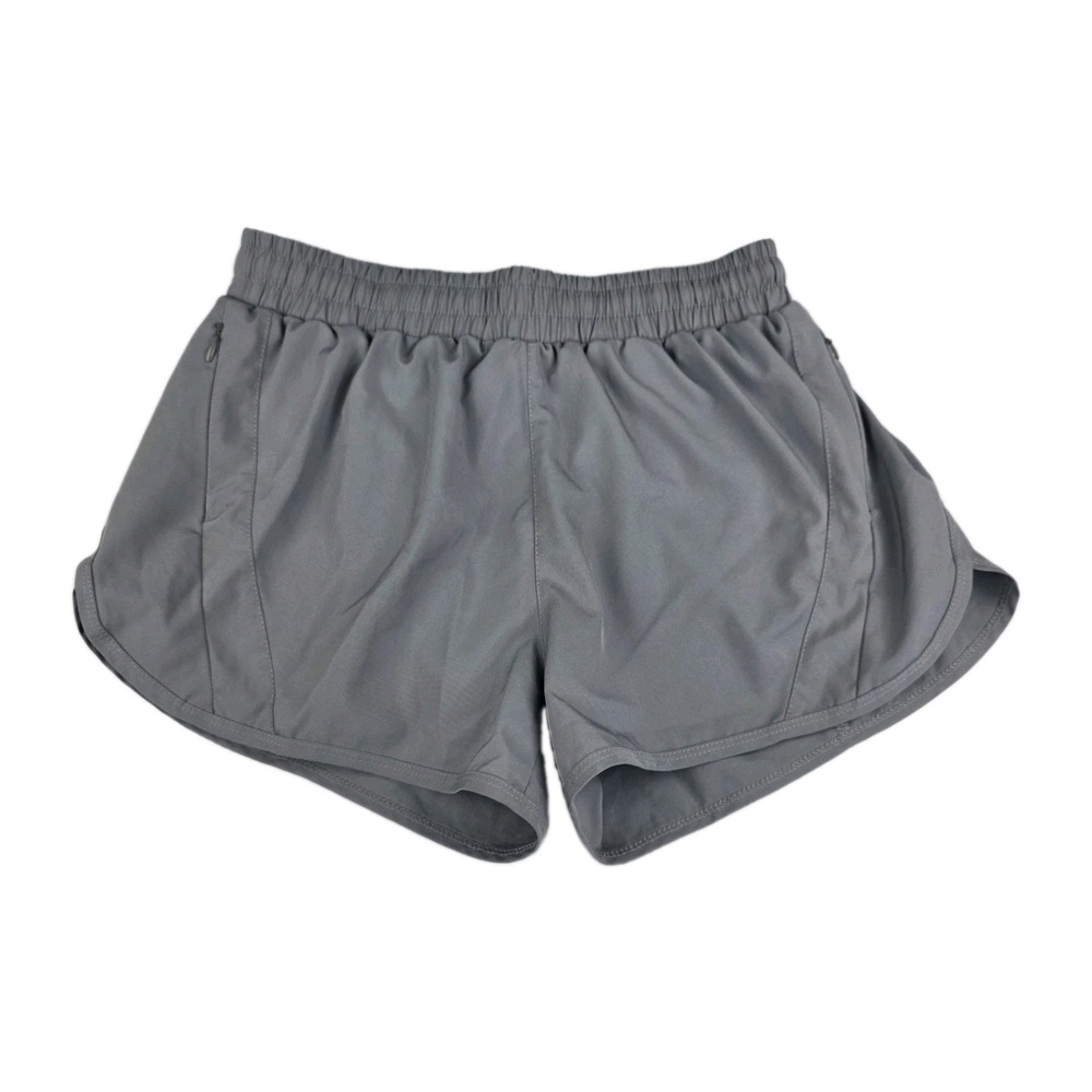 Lululemon Shorts Womens‎ Size 6 Gray Athletic Drawstring Pockets Activewear